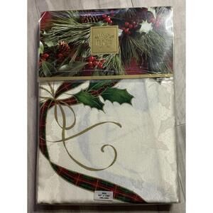 Lenox For The Holidays 60” X 120” Oblong Tablecloth Holiday Nouveau  NIP/NWT